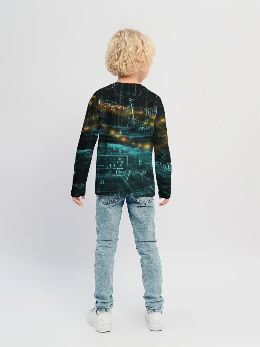 Детский лонгслив / Формулы в пространстве