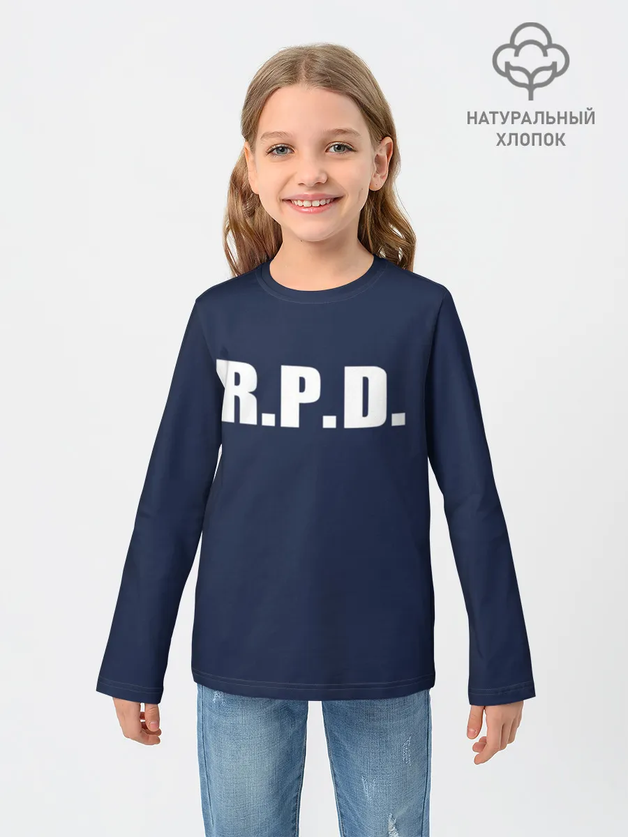 Детский лонгслив / R.P.D. LEON S.KENNEDY