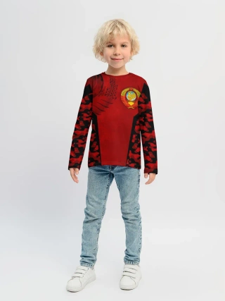 Детский лонгслив / Камуфляж СССР