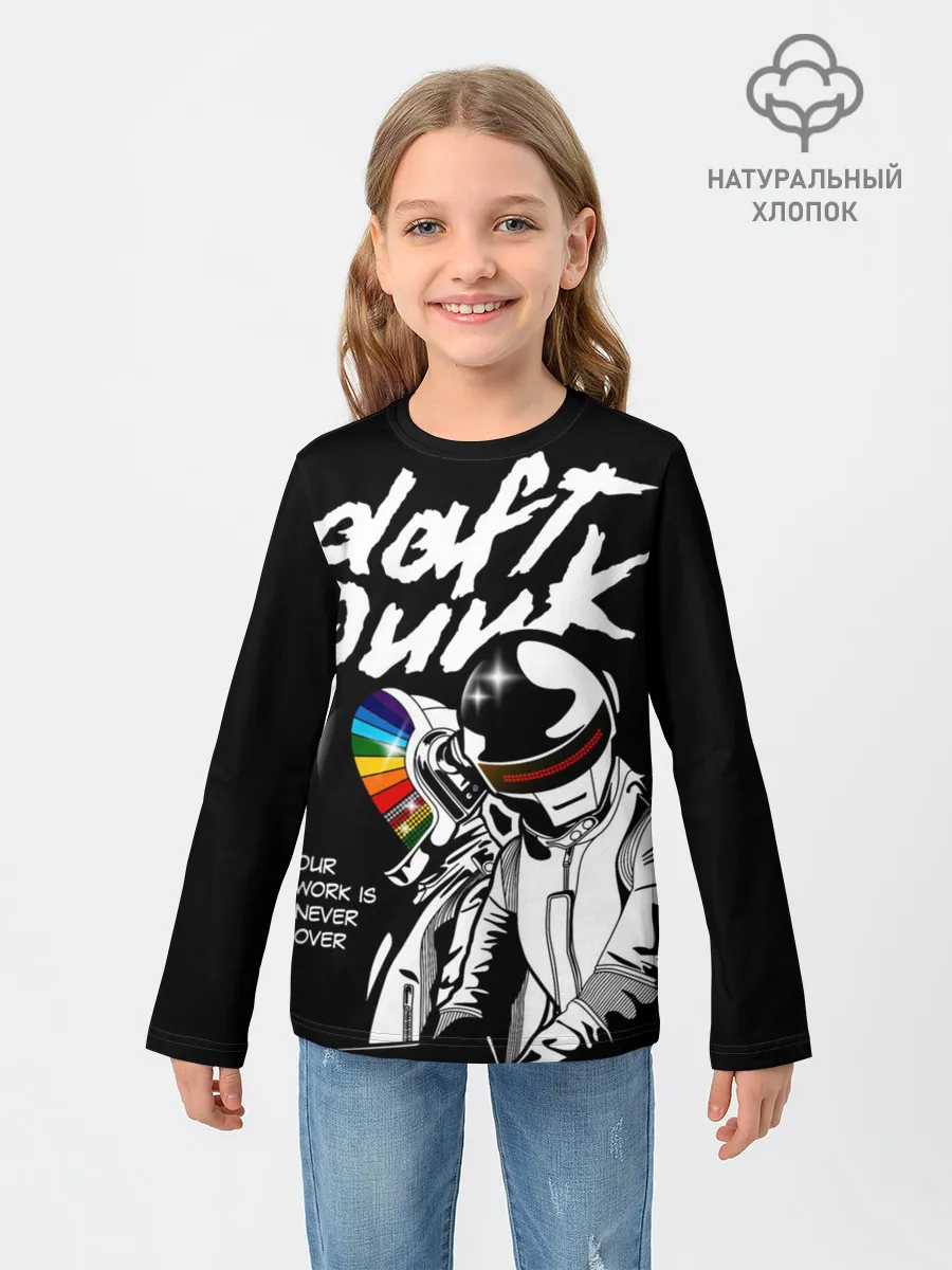 Детский лонгслив / Daft Punk