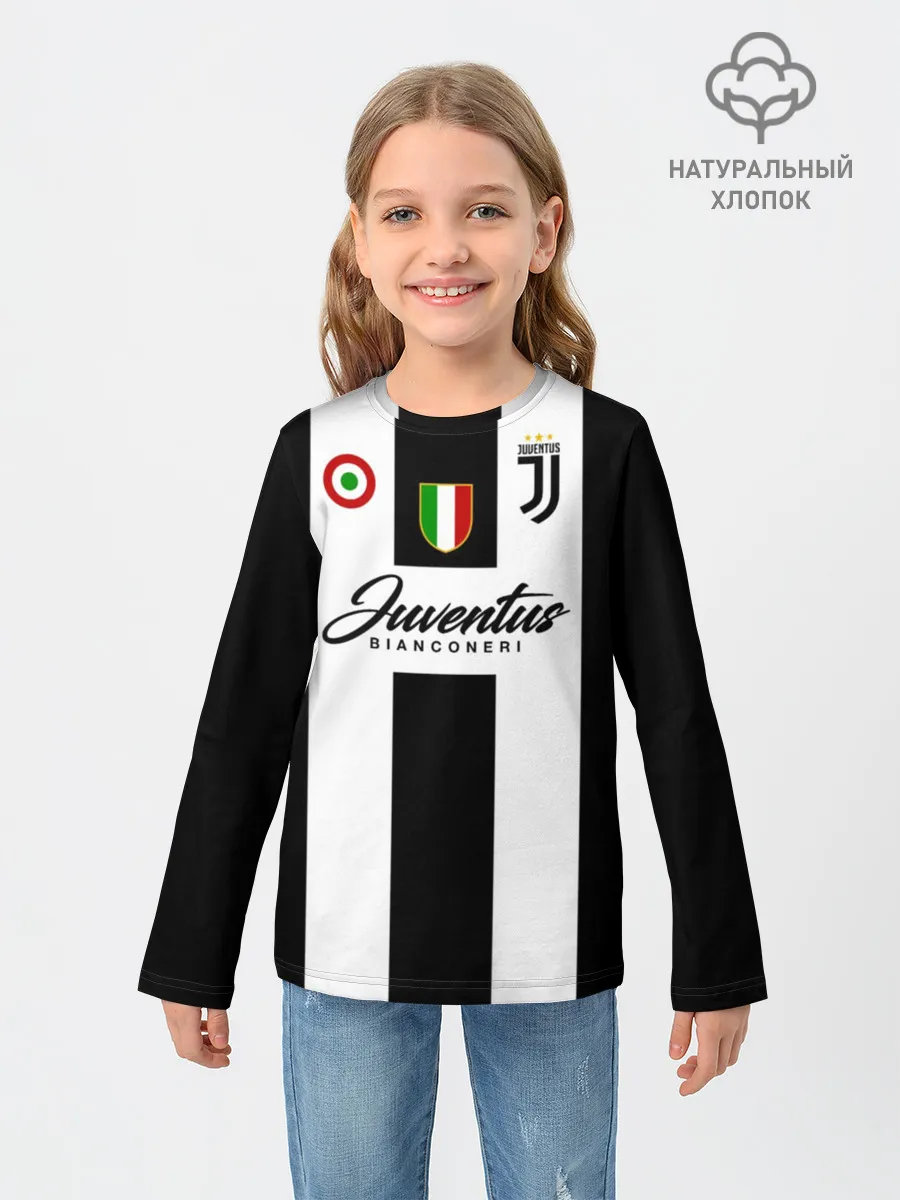 Детский лонгслив / Ювентус