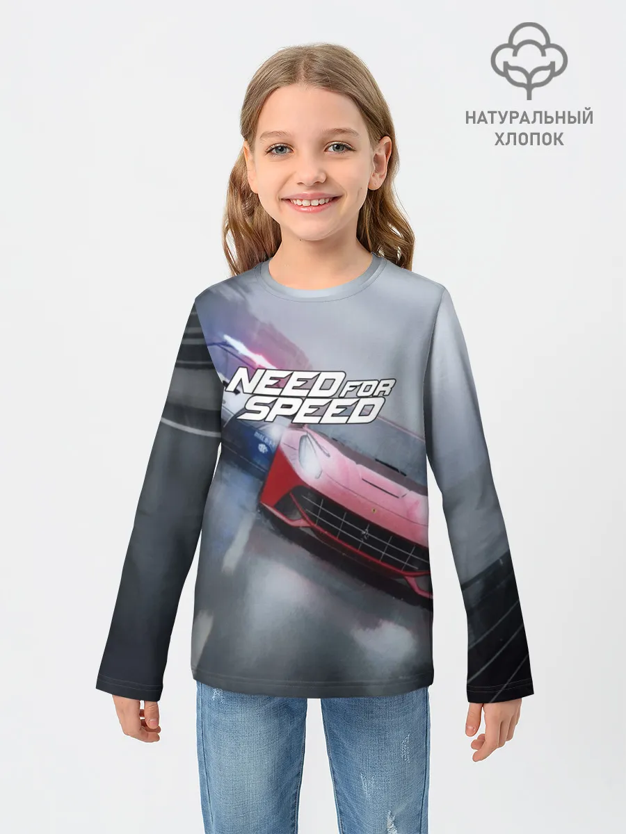 Детский лонгслив / NEED FOR SPEED