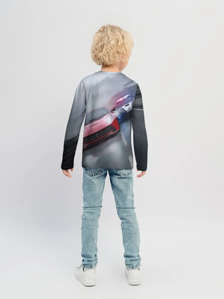Детский лонгслив / NEED FOR SPEED