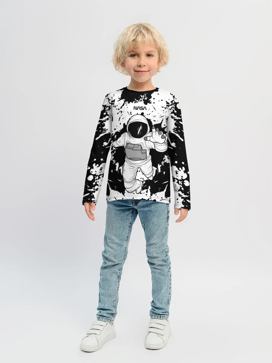 Детский лонгслив / NASA