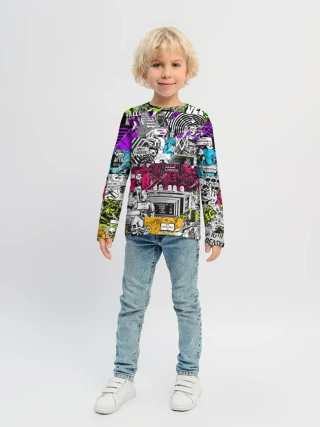 Детский лонгслив / Watch Dogs