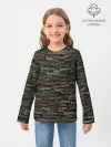Детский лонгслив / Именной камуфляж. Андрей