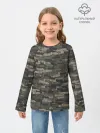 Детский лонгслив / Именной камуфляж. Игорь