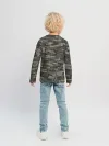Детский лонгслив / Именной камуфляж. Игорь