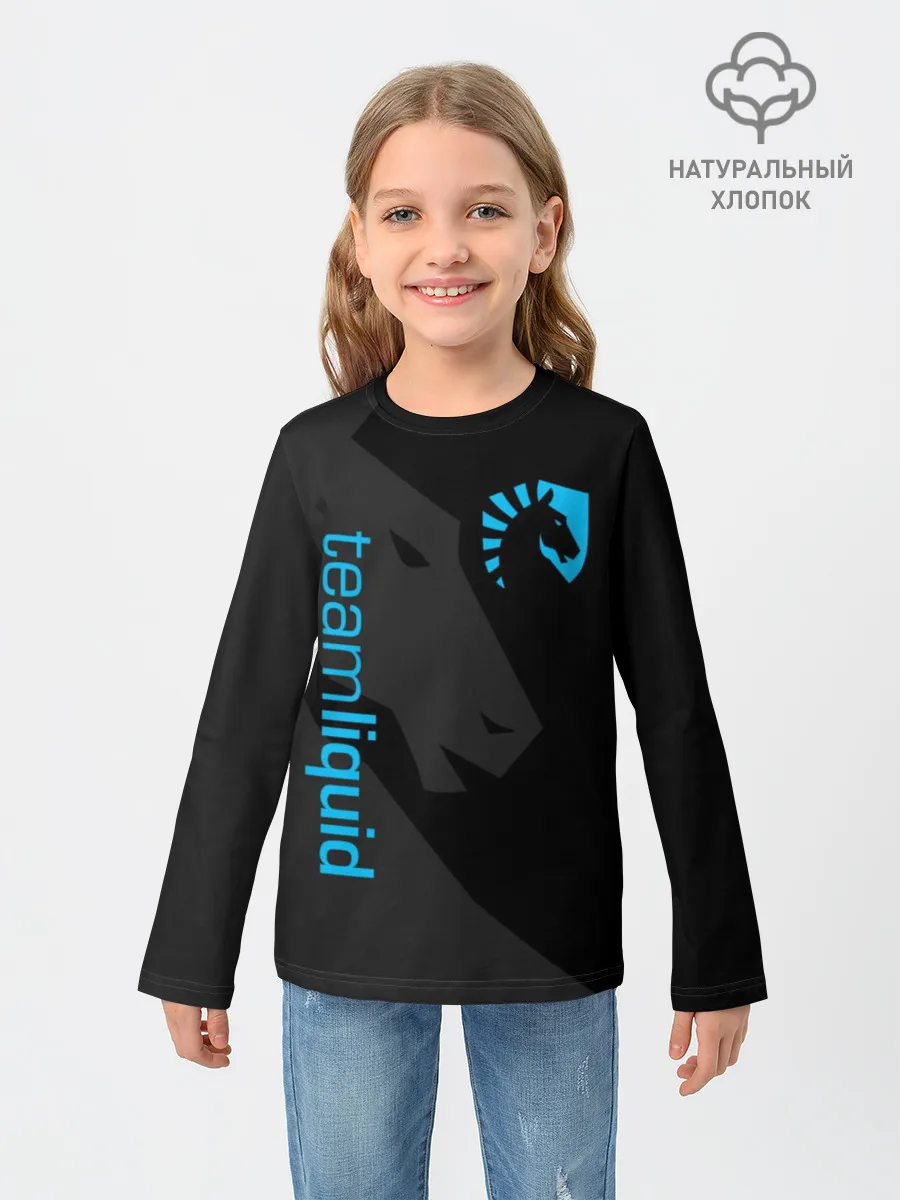 Детский лонгслив / TEAM LIQUID | ТИМ ЛИКВИД