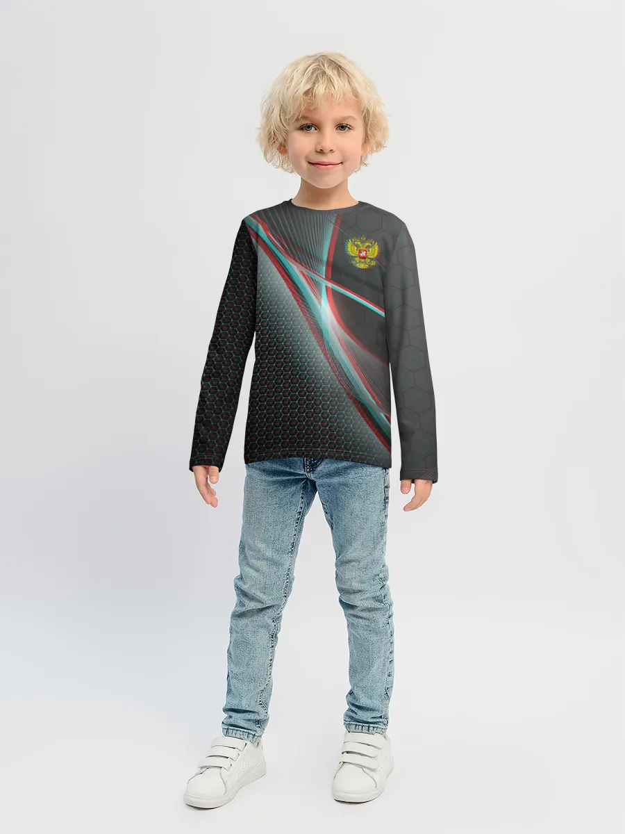 Детский лонгслив / RUSSIA.