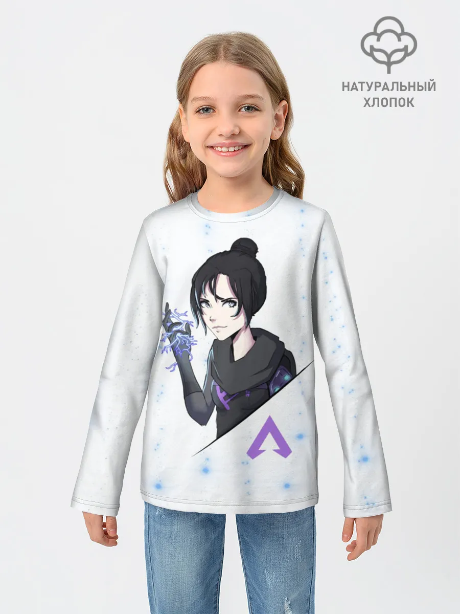 Детский лонгслив / Apex Legends - Wraith