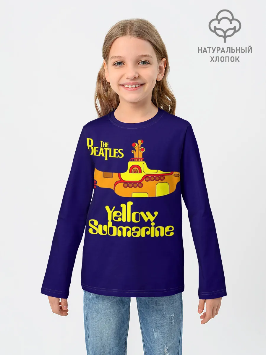 Детский лонгслив / The Beatles. Yellow Submarine