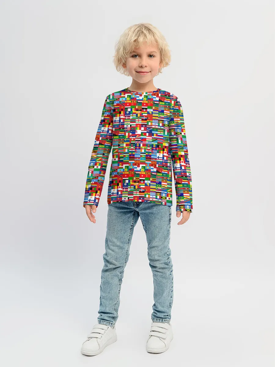 Детский лонгслив / ФЛАГИ