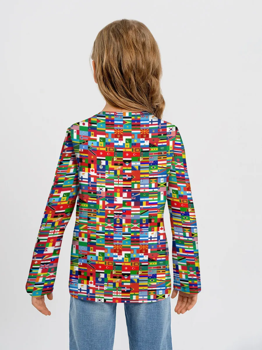 Детский лонгслив / ФЛАГИ