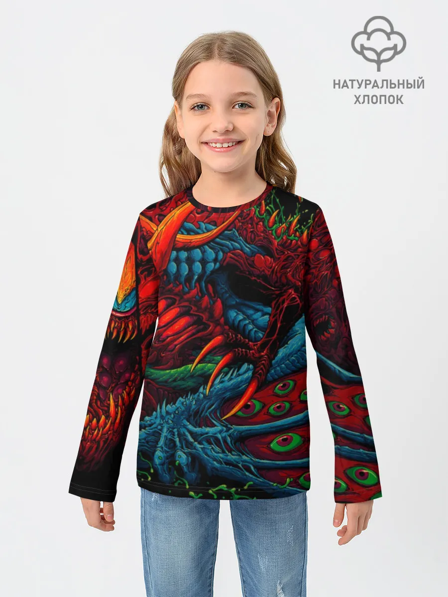 Детский лонгслив / CS GO:HYPER BEAST