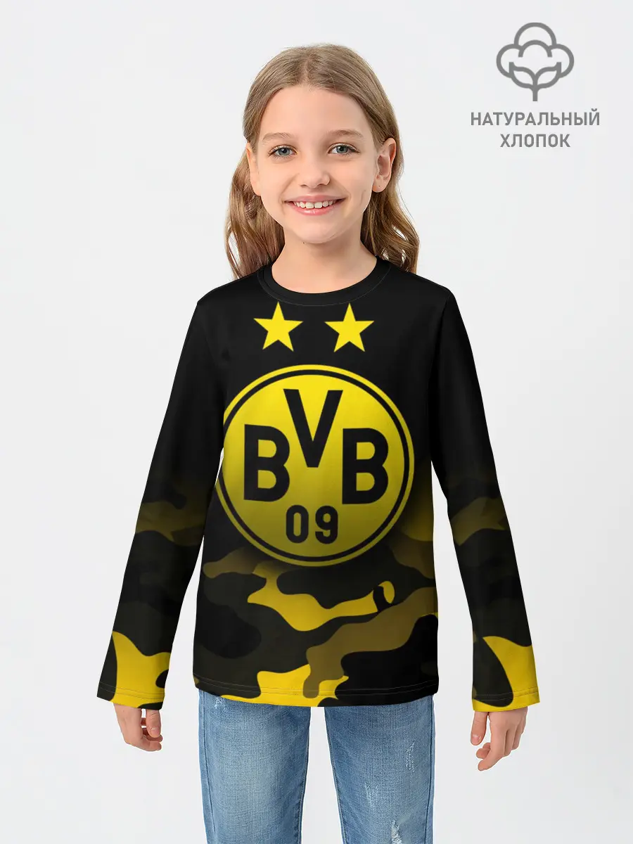Детский лонгслив / Боруссия Дортмунд