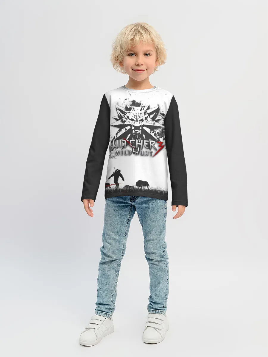 Детский лонгслив / The Witcher 3: Wild Hunt