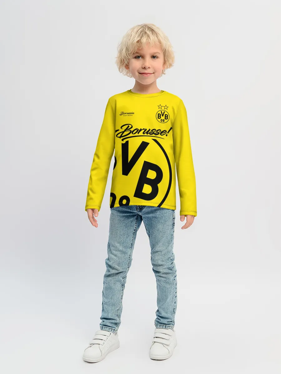 Детский лонгслив / Боруссия Дортмунд