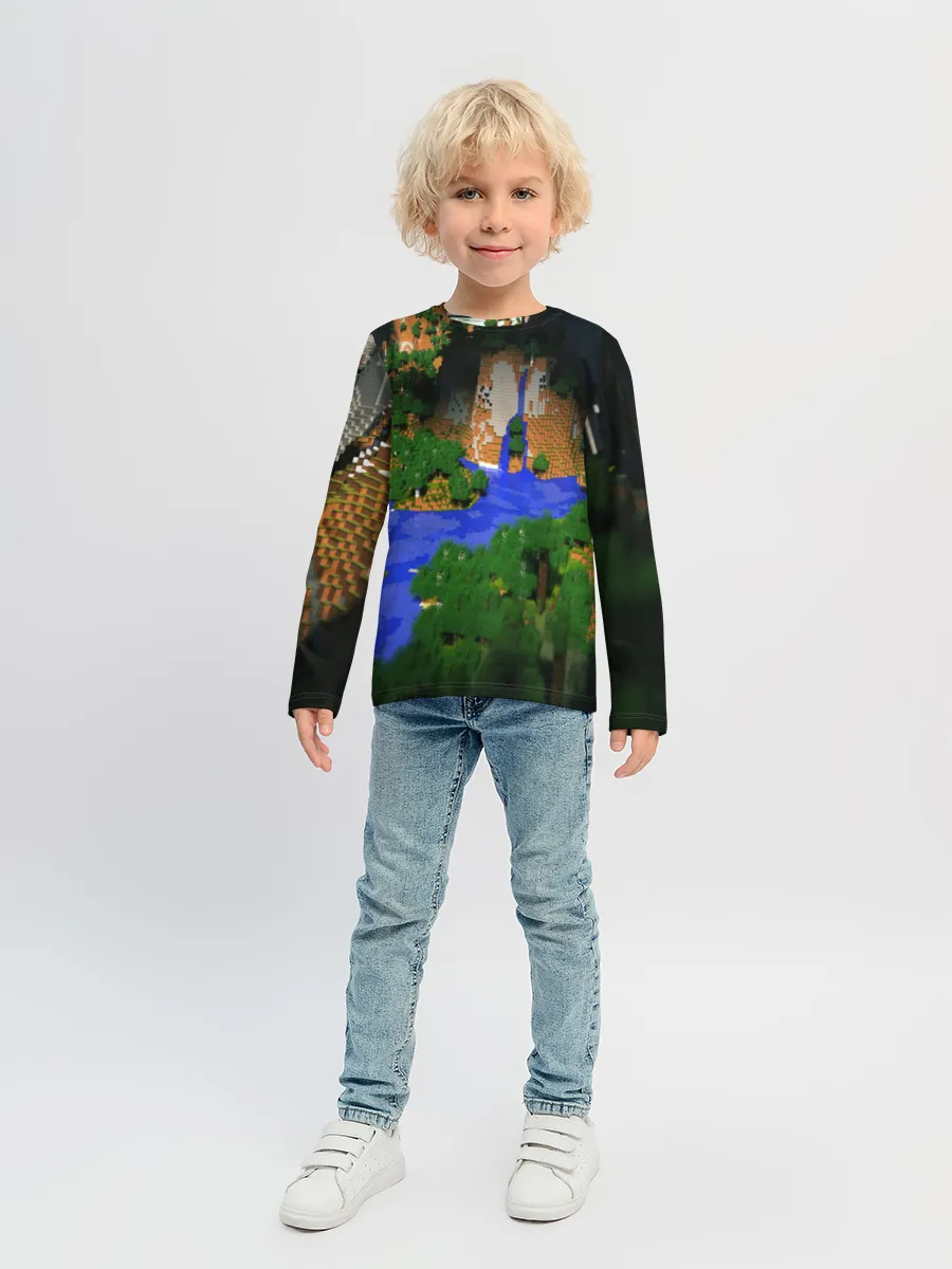 Детский лонгслив / Minecraft