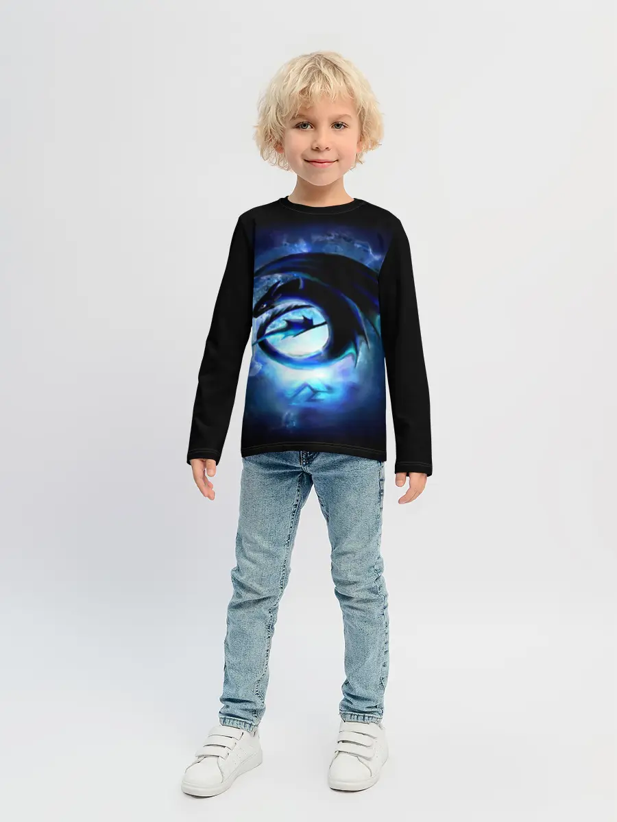 Детский лонгслив / Night Fury