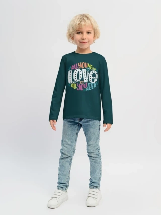Детский лонгслив / All You Need is Love