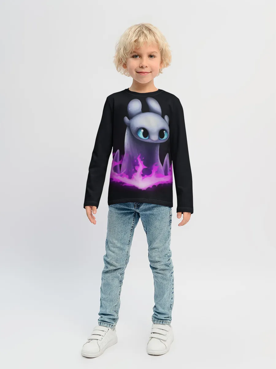 Детский лонгслив / Как приручить дракона
