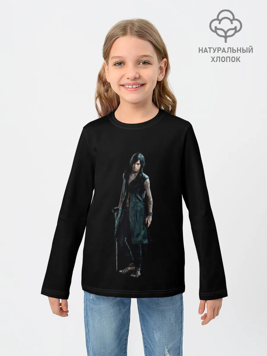 Детский лонгслив / Ви