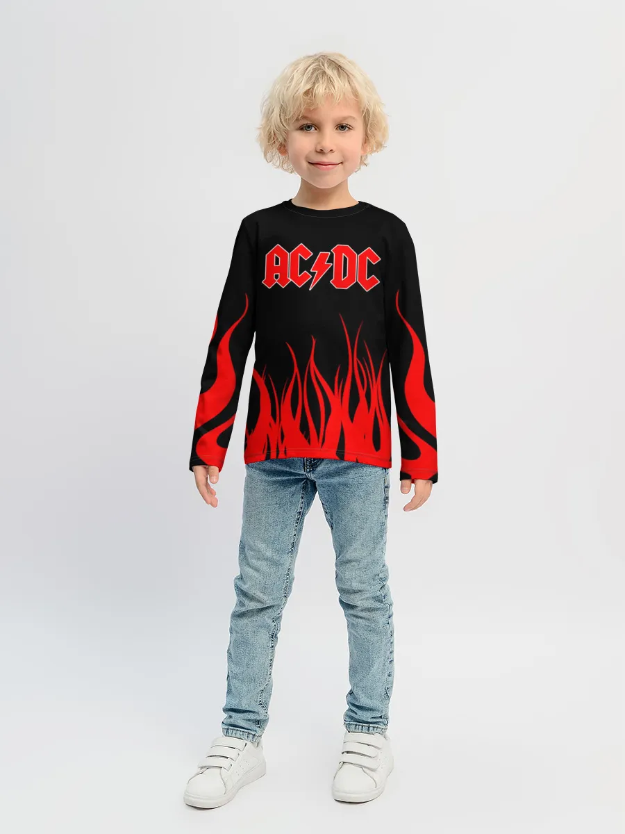 Детский лонгслив / AC DC