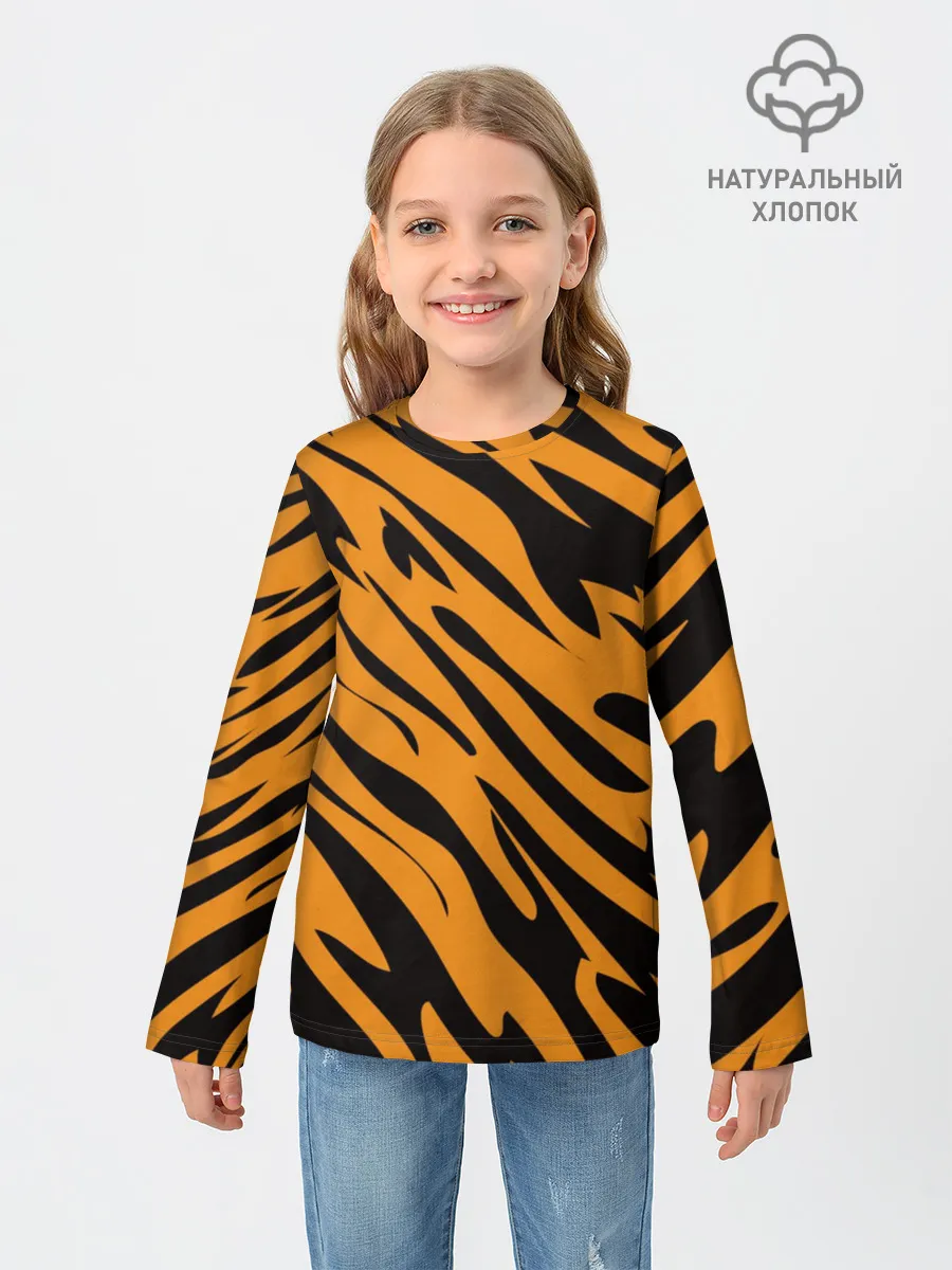 Детский лонгслив / Тигр