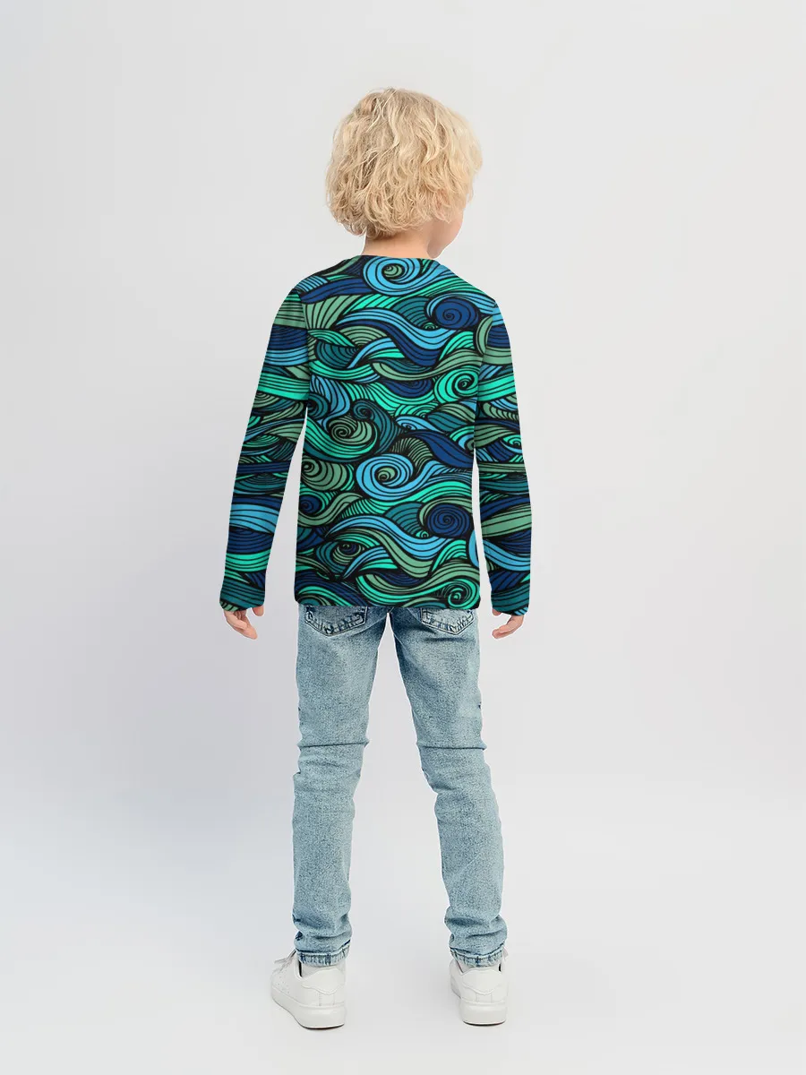 Детский лонгслив / Морская пучина