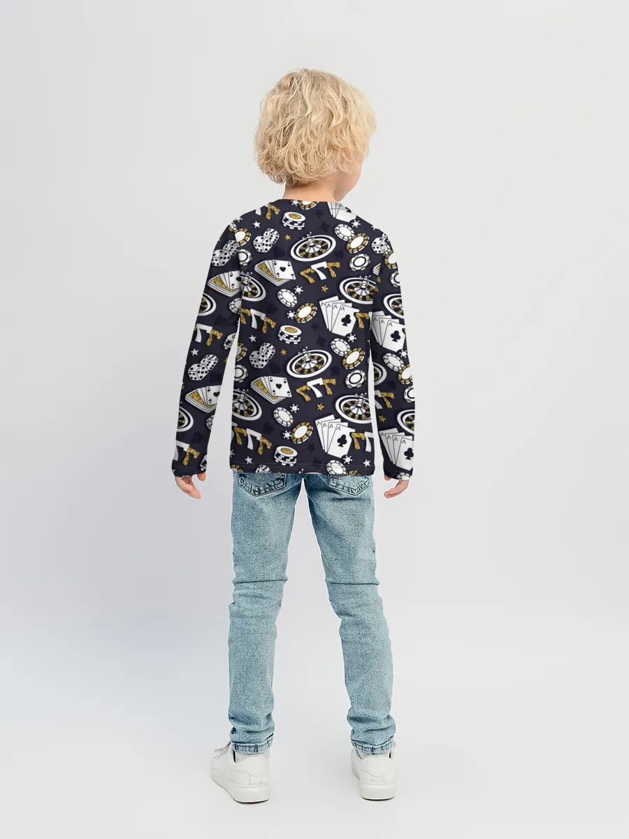 Детский лонгслив / Казино