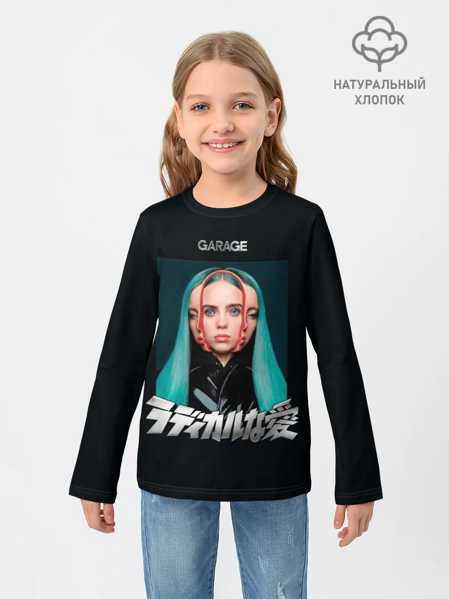 Детский лонгслив / Billie Eilish