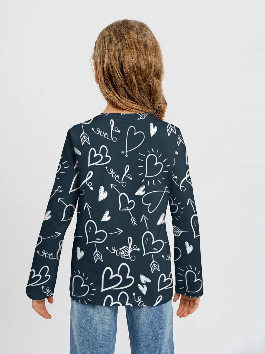 Детский лонгслив / Любовь