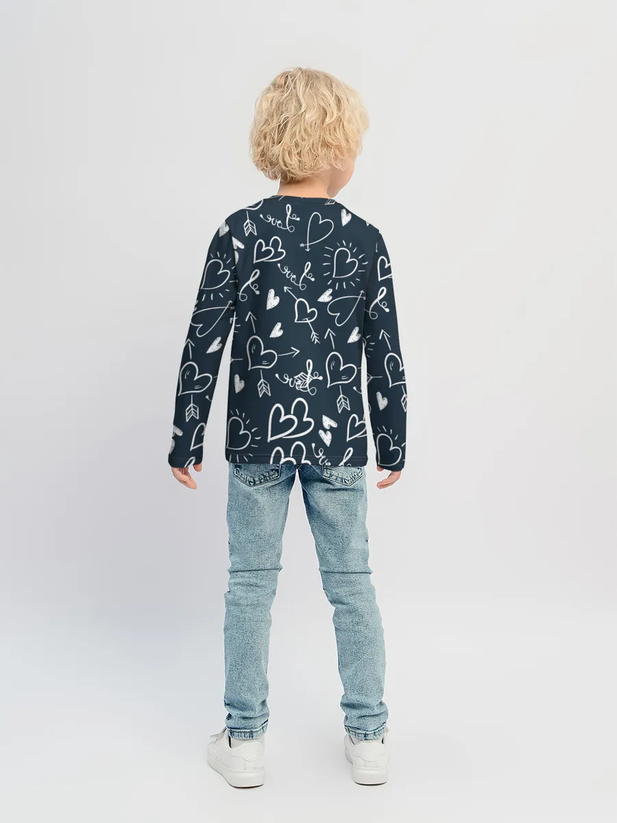 Детский лонгслив / Любовь