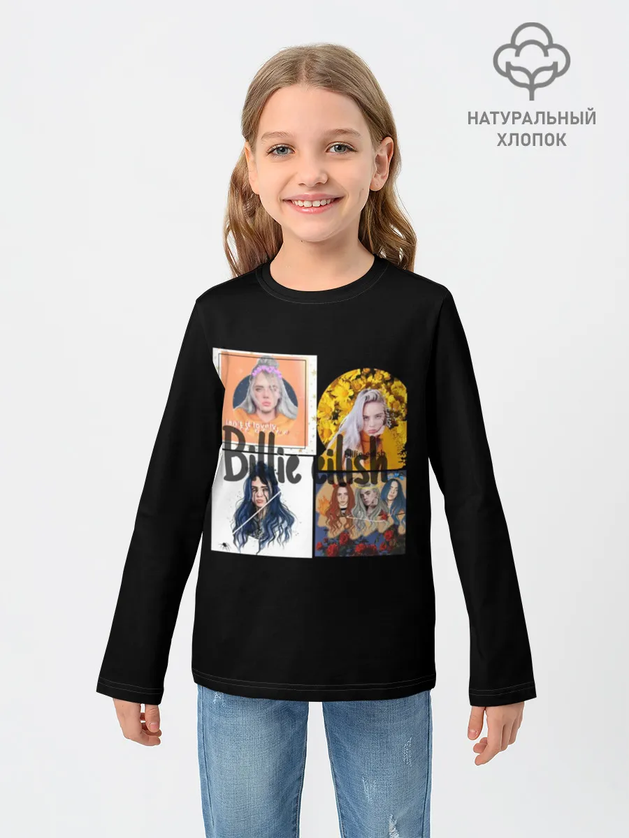 Детский лонгслив / Billie Eilish