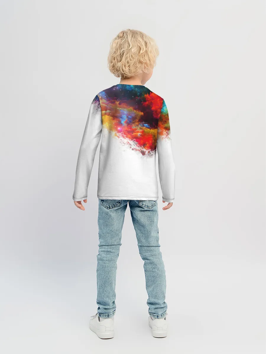 Детский лонгслив / Девочка с шарами