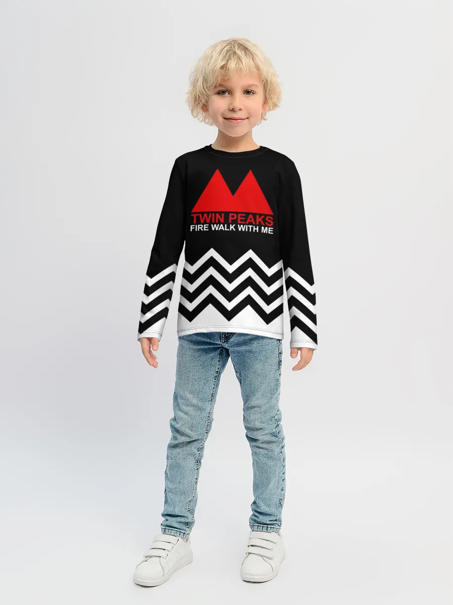 Детский лонгслив / Твин Пикс