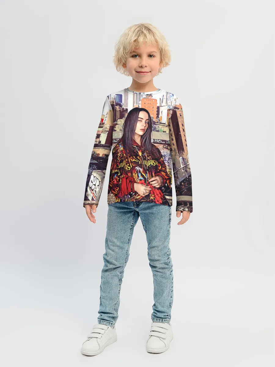 Детский лонгслив / Billie Eilish