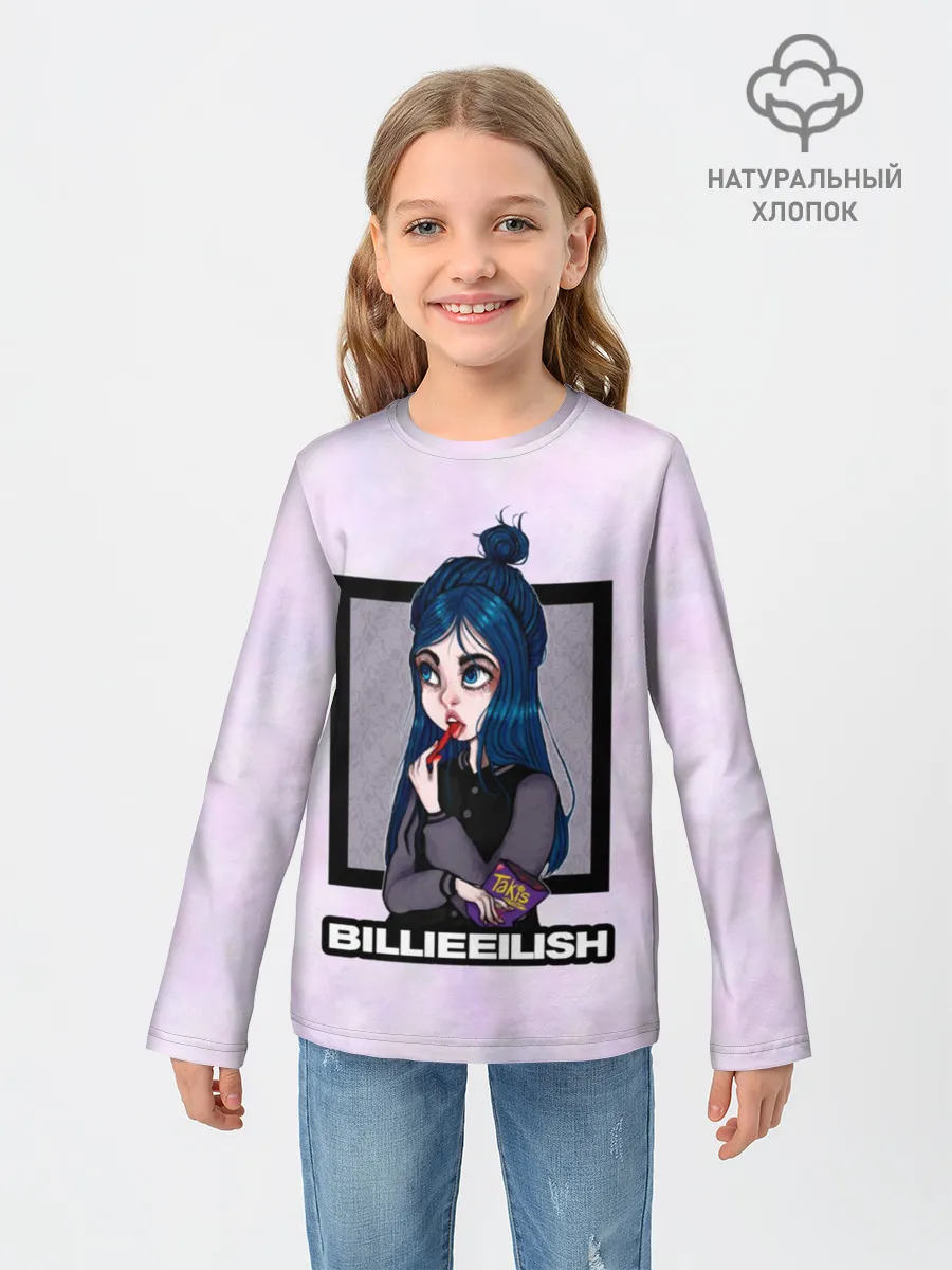 Детский лонгслив / Billie Eilish
