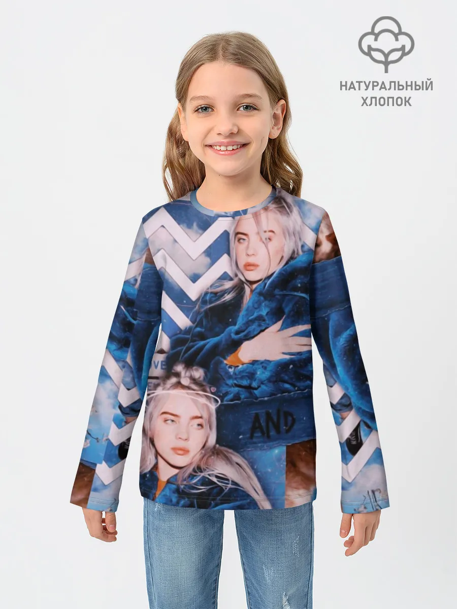 Детский лонгслив / Billie Eilish