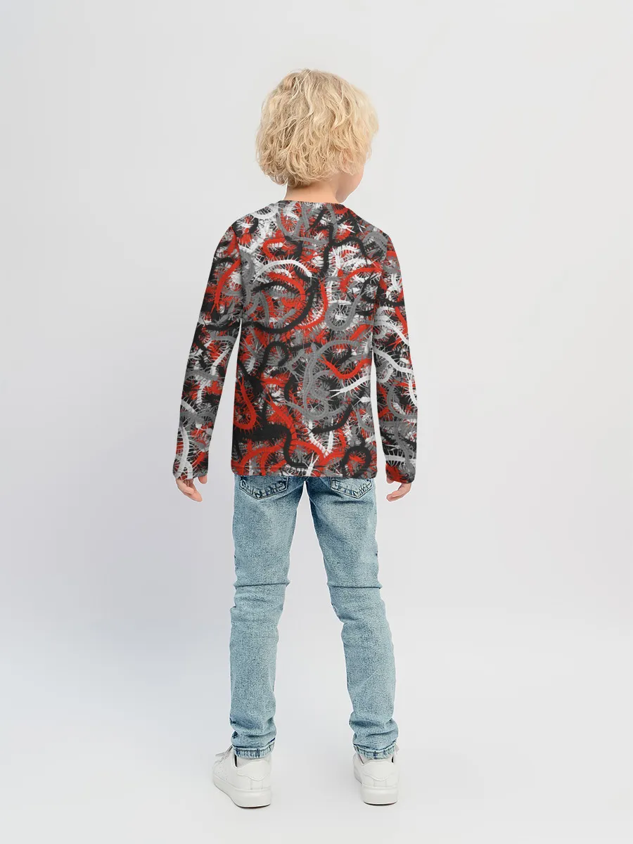 Детский лонгслив / Сколопендры