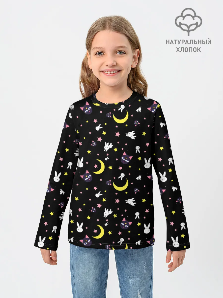 Детский лонгслив / Sailor Moon Pattern