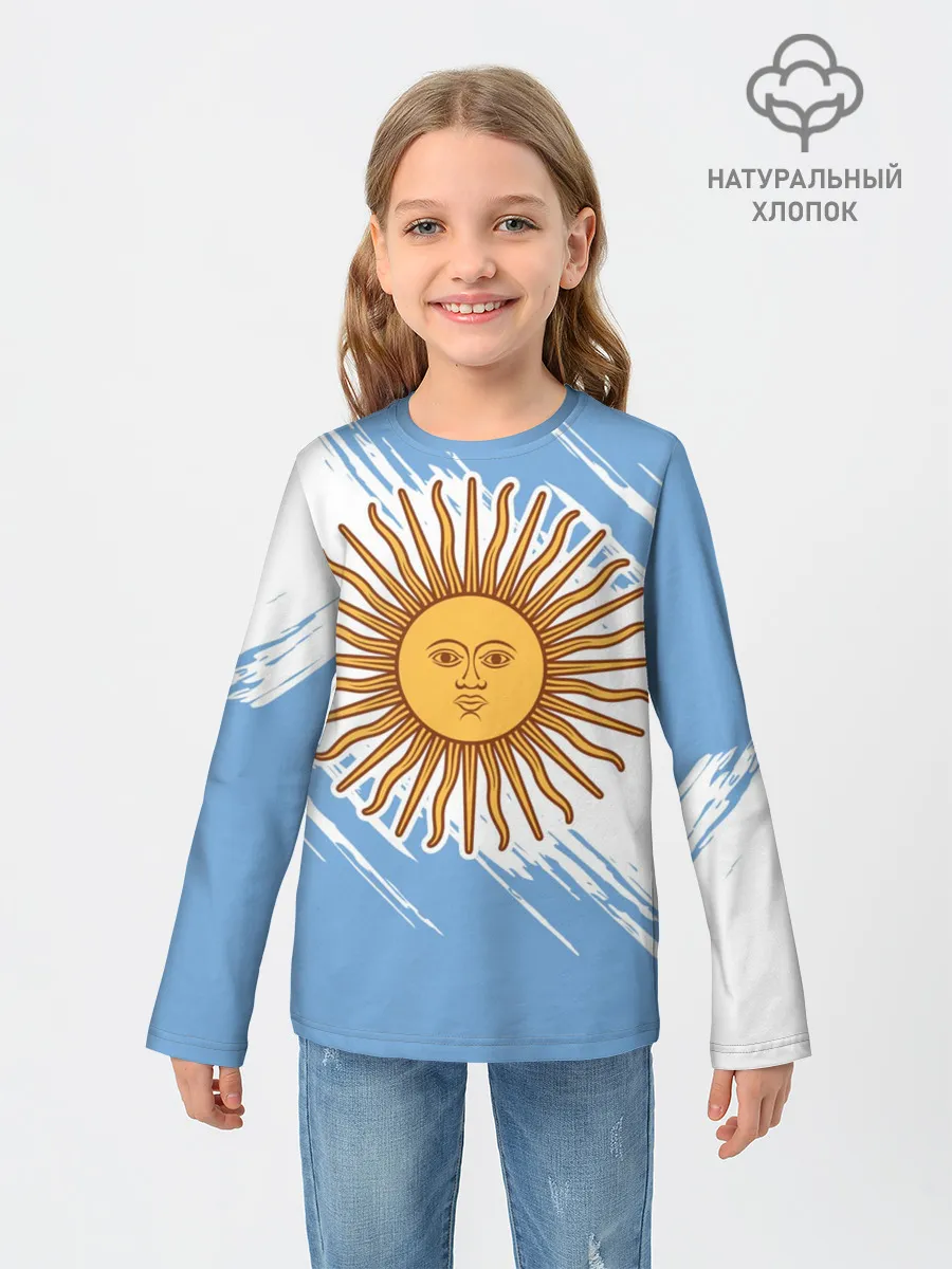 Детский лонгслив / Аргентина