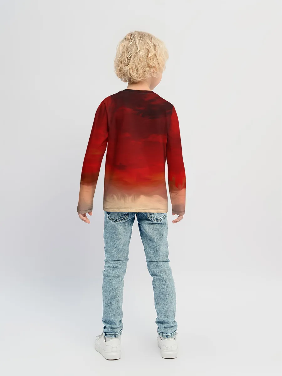 Детский лонгслив / Огненная Лиса