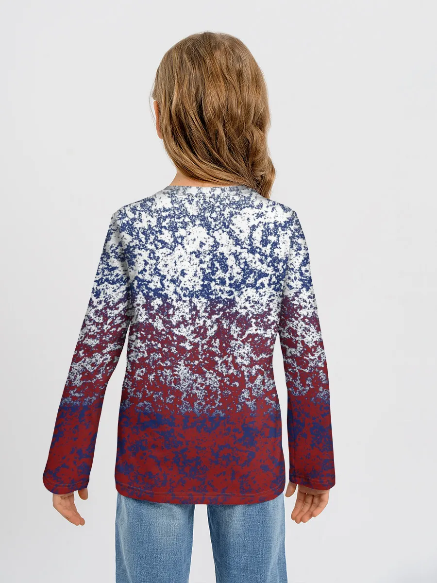 Детский лонгслив / Русский медведь