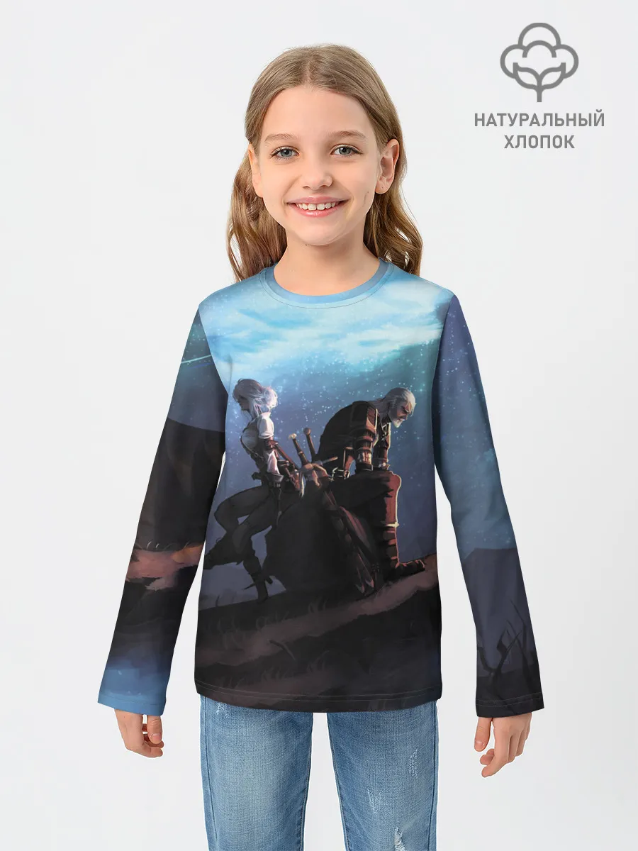 Детский лонгслив / Цири И Геральд