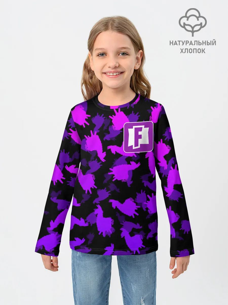 Детский лонгслив / Fortnite
