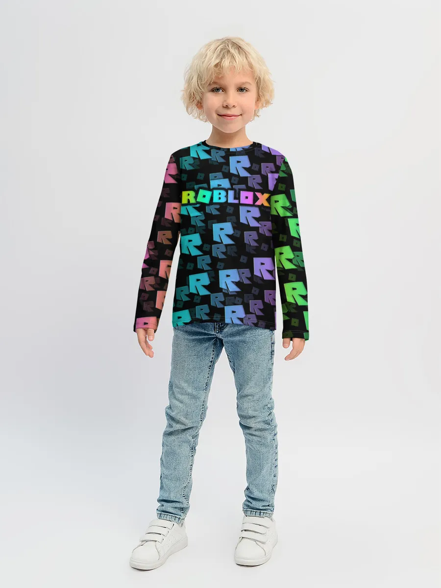 Детский лонгслив / Roblox