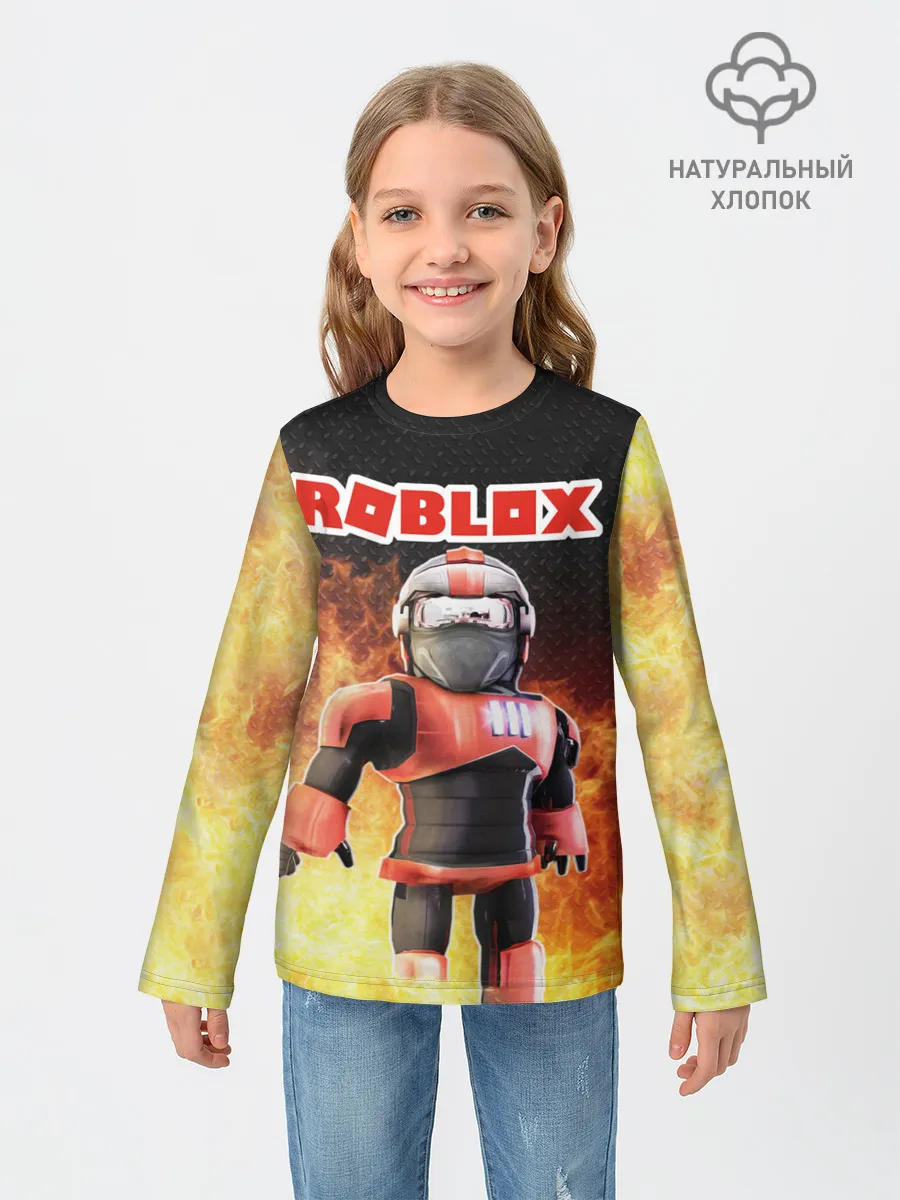 Детский лонгслив / Roblox