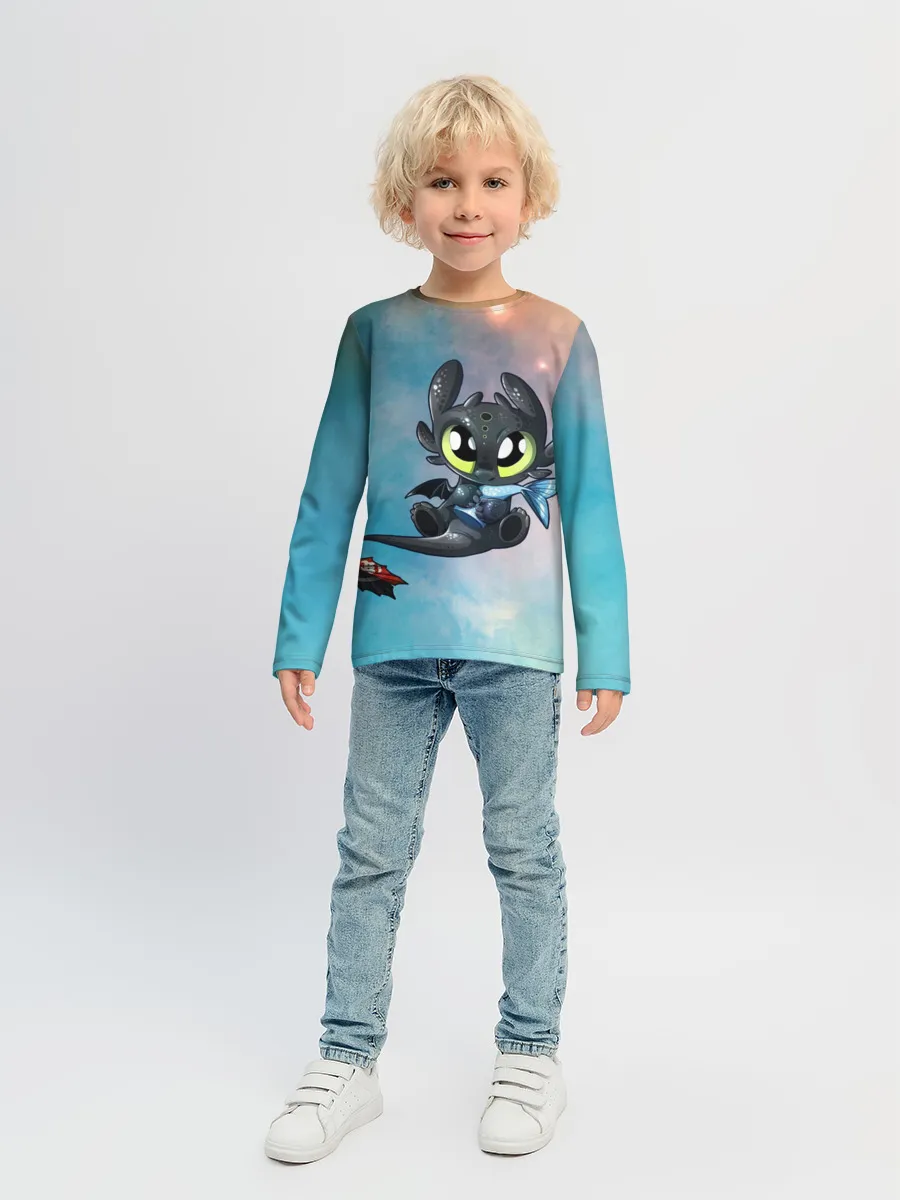 Детский лонгслив / ночная фурия